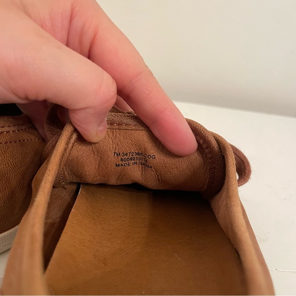 Brown Leather Casual Mindy Sneakers - Picture 4 of 5